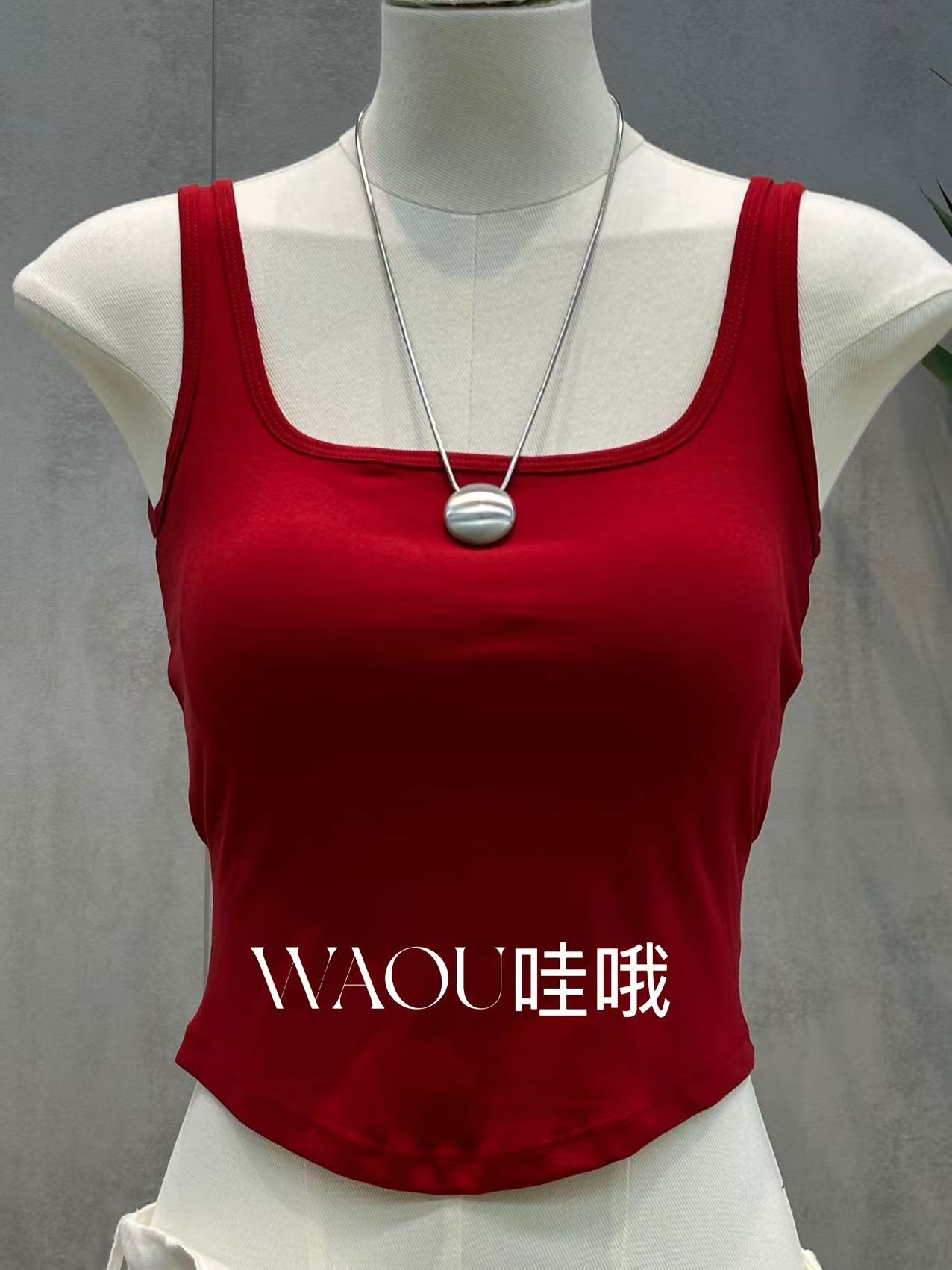 【WAOU】设计款交叉美背3658