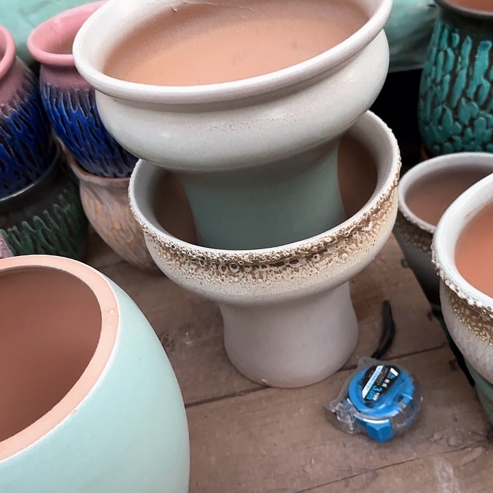 红陶微瑕花盆处理来啦