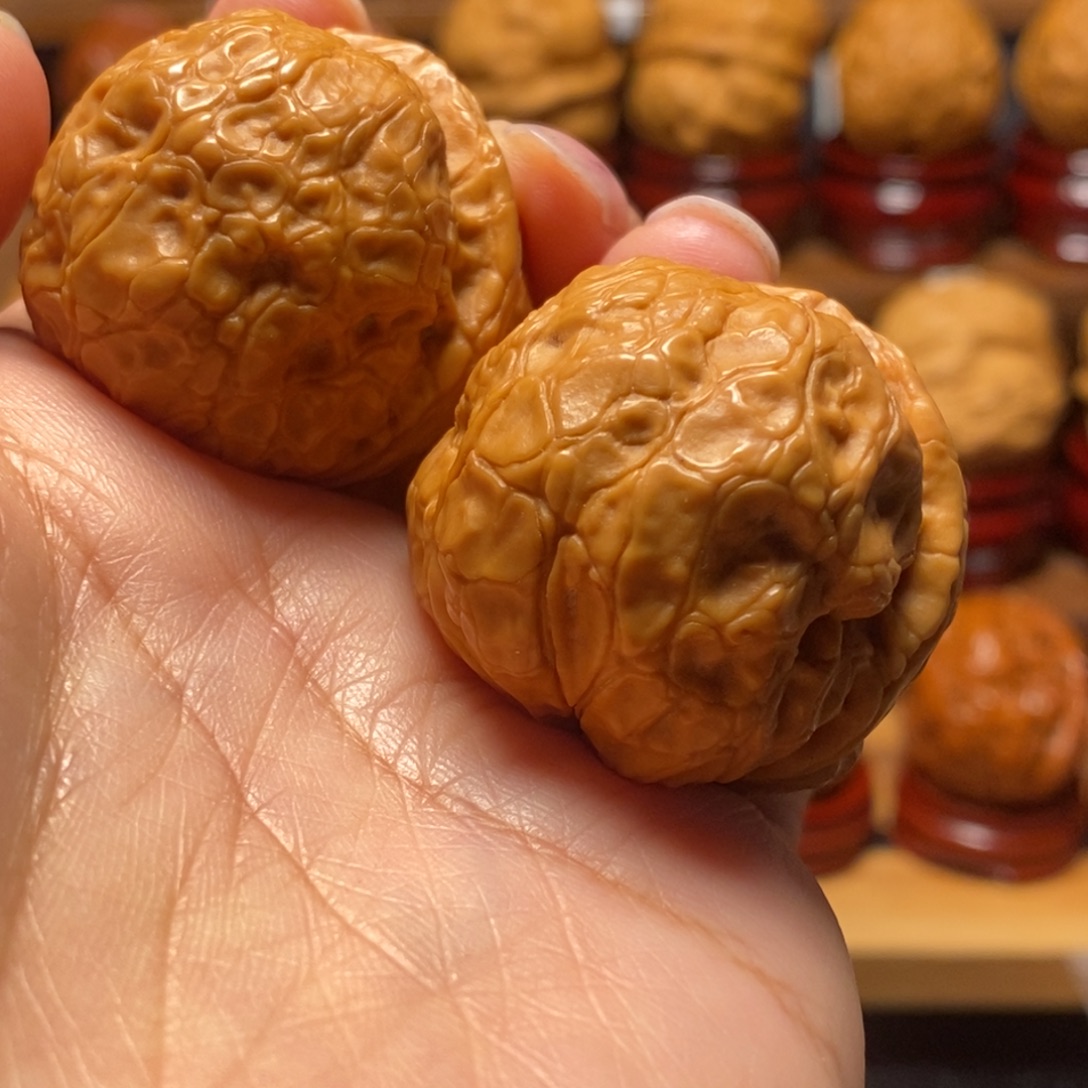 把件文玩核桃玄武元宝41尺