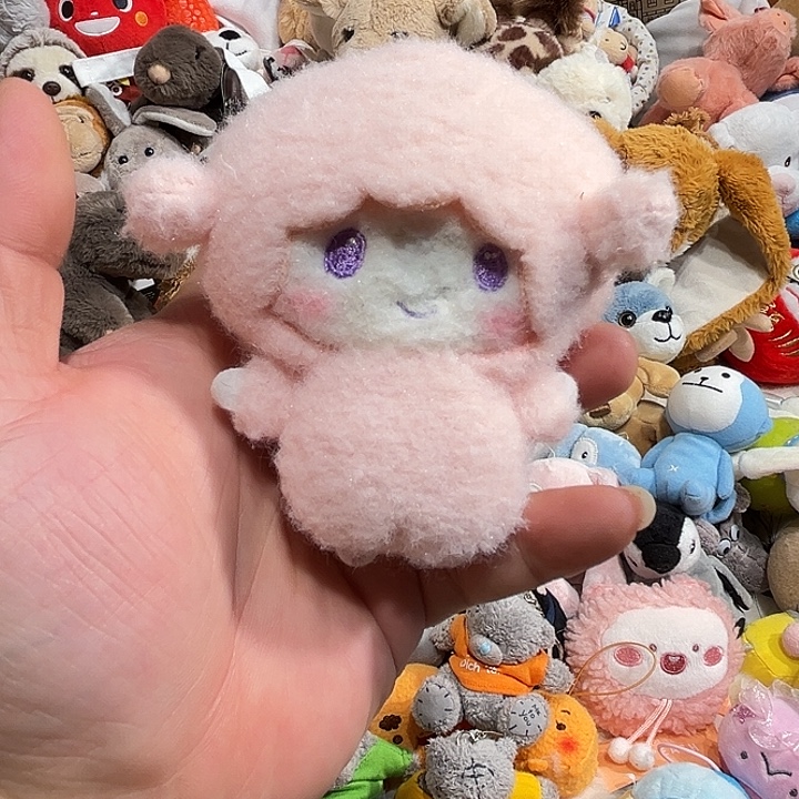 毛绒挂件软软瑕疵