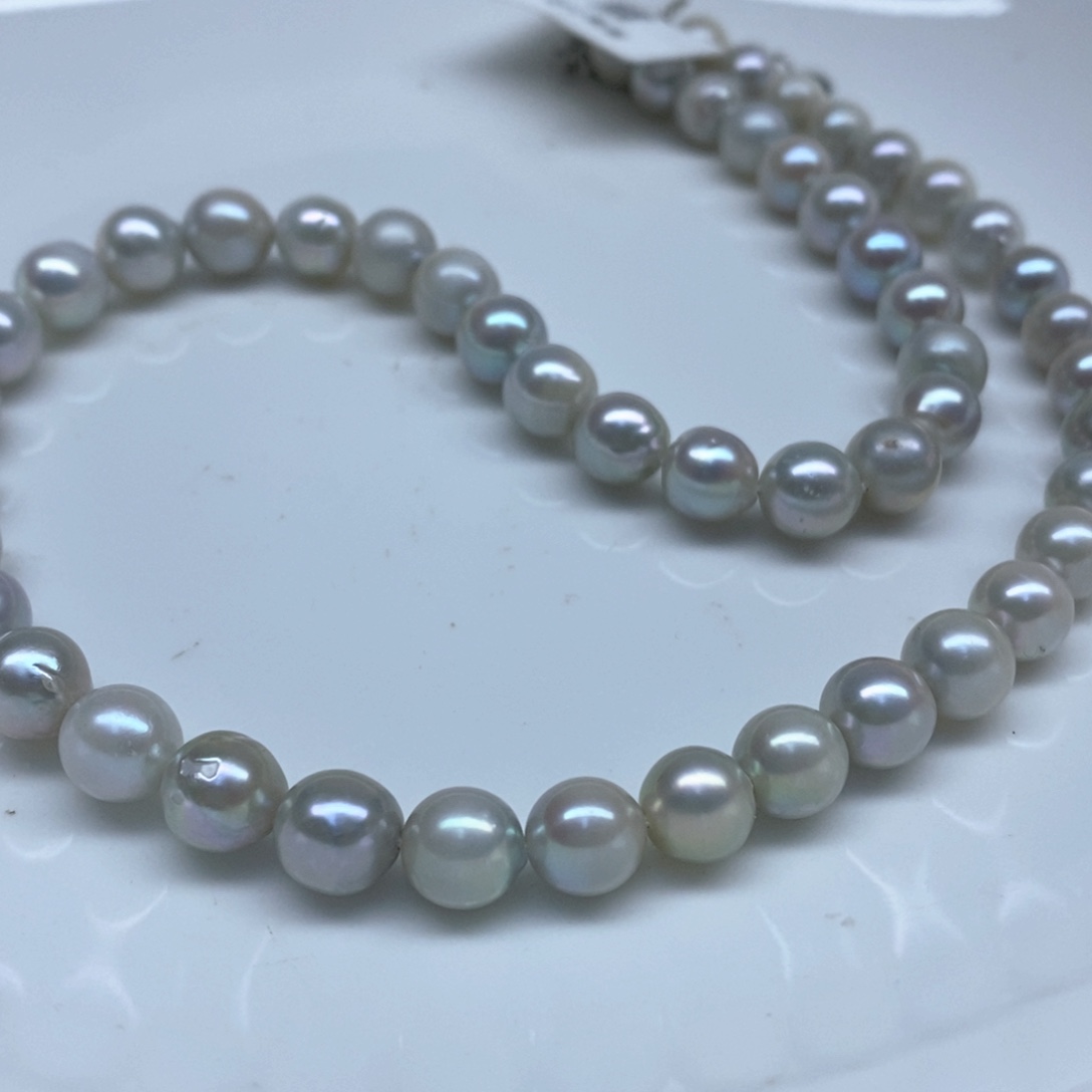 海水珍珠颈饰未镶嵌7-8