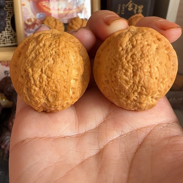 吊坠文玩核桃花好月圆37