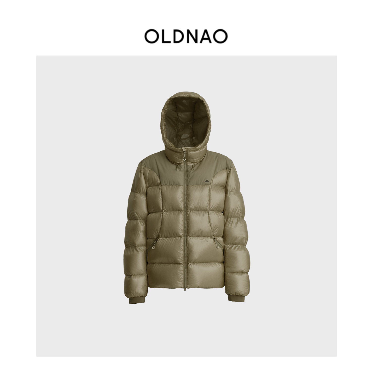 【OLDNAO】品牌订单线90白鹅绒男女同款防风保暖连帽羽绒服-J3008