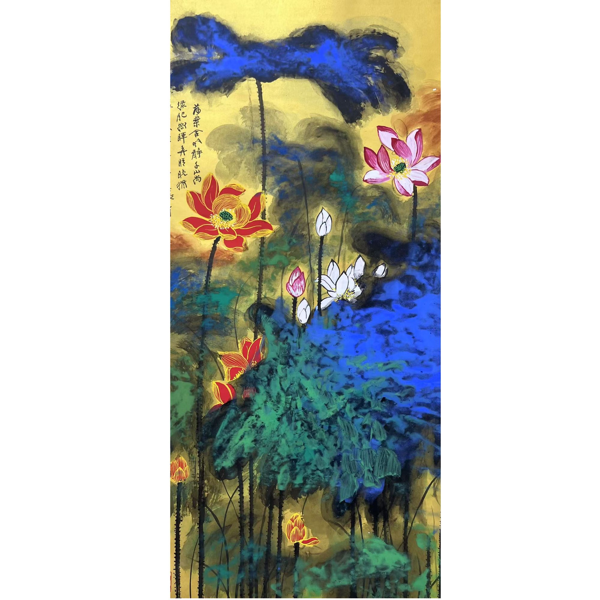 张老立轴画心尺寸68×137约8.3平尺