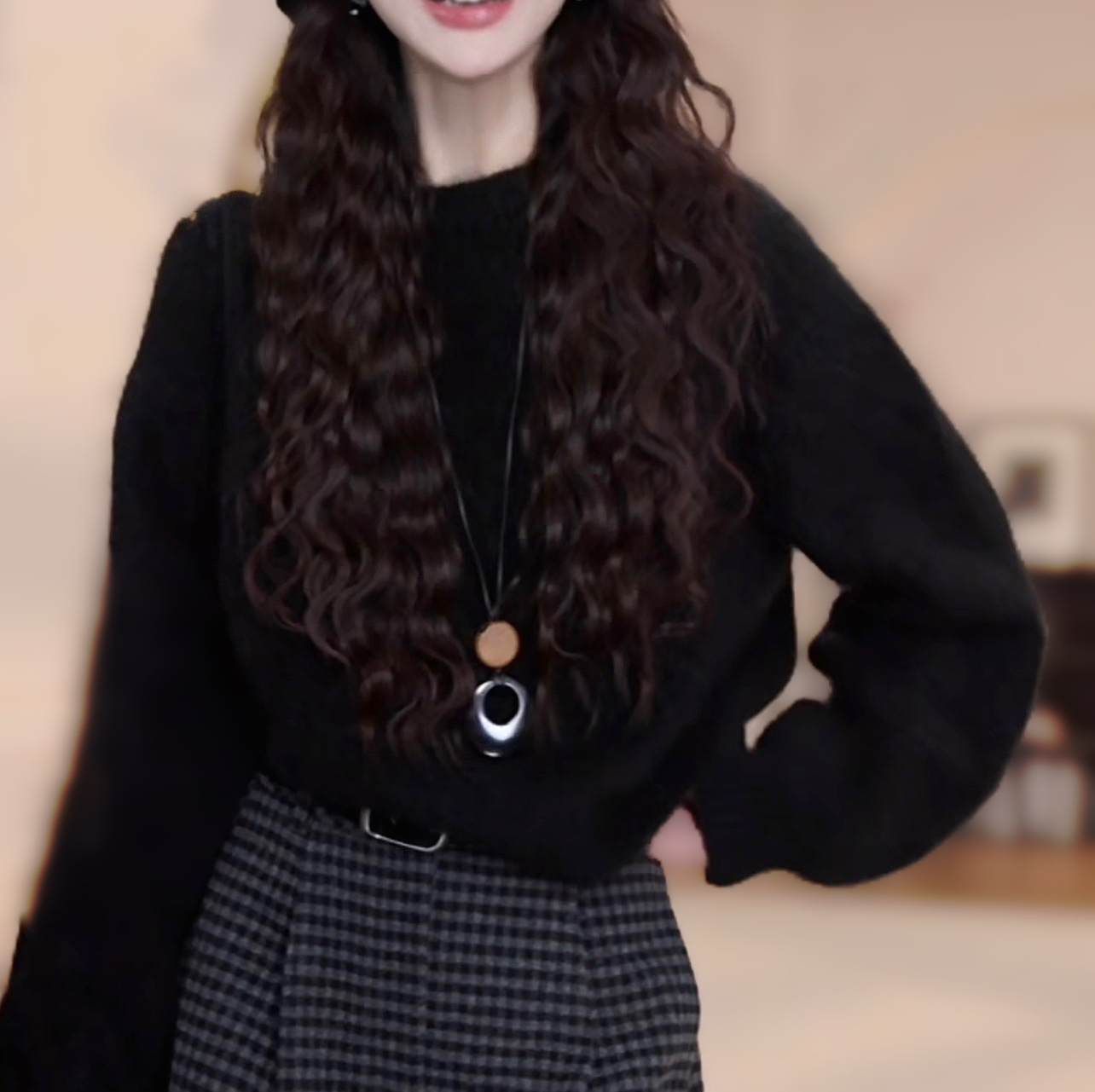 963251425黑色毛衣枫枫家优选专享链接H-88