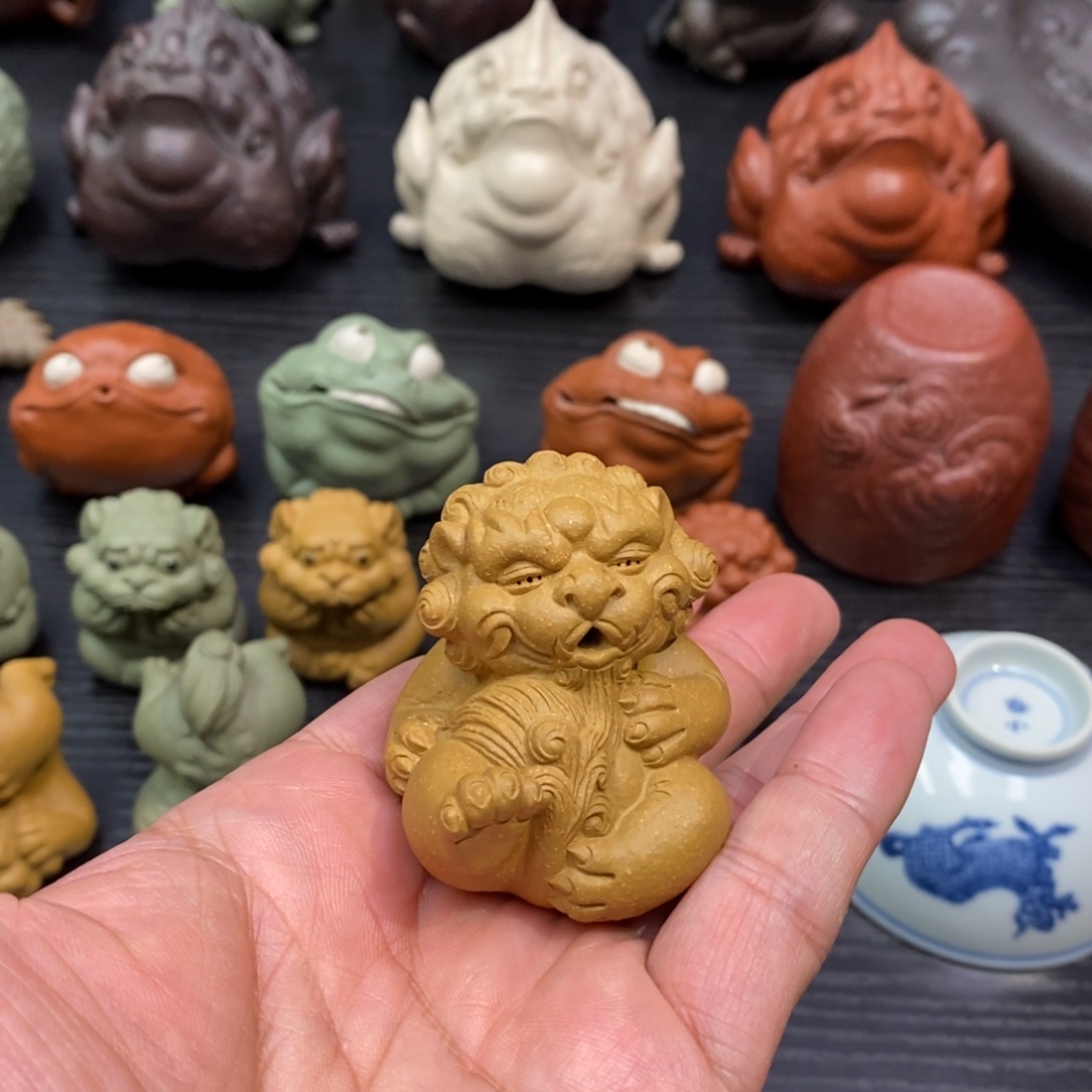 茶宠紫砂功夫小狮事事如意