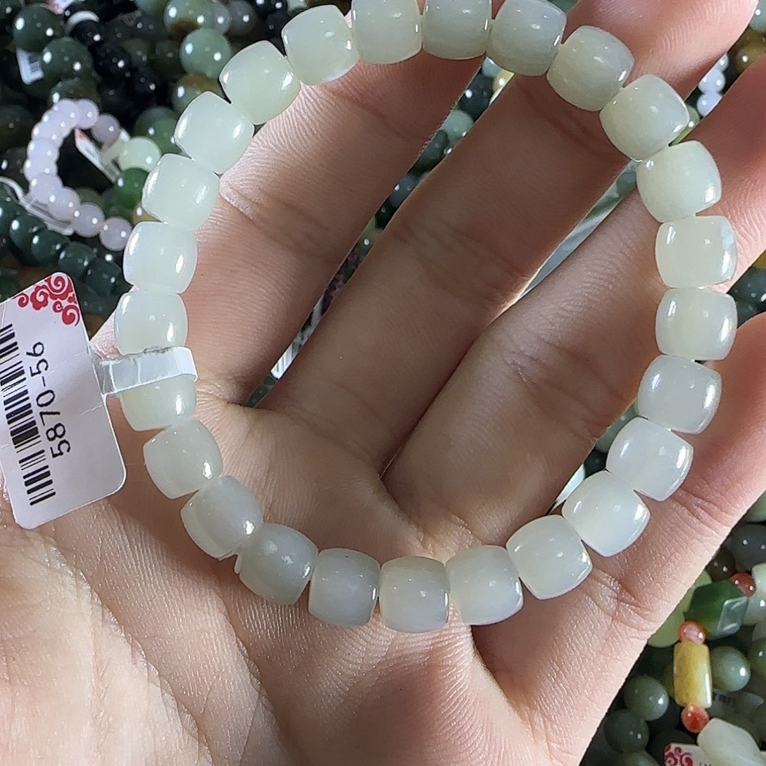 和田玉手链未镶嵌21