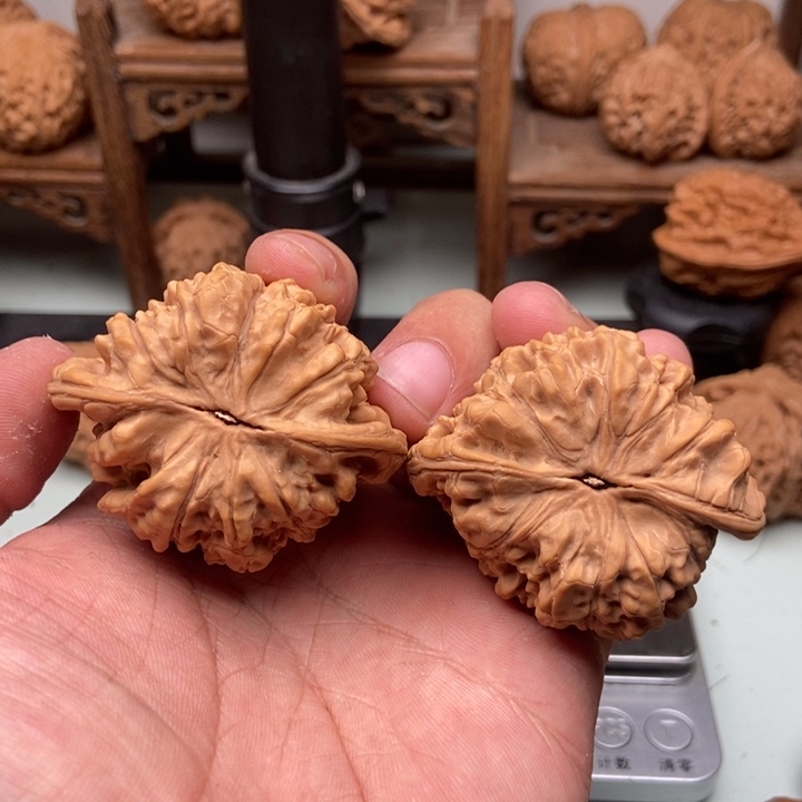 文玩核桃把件零*49官帽