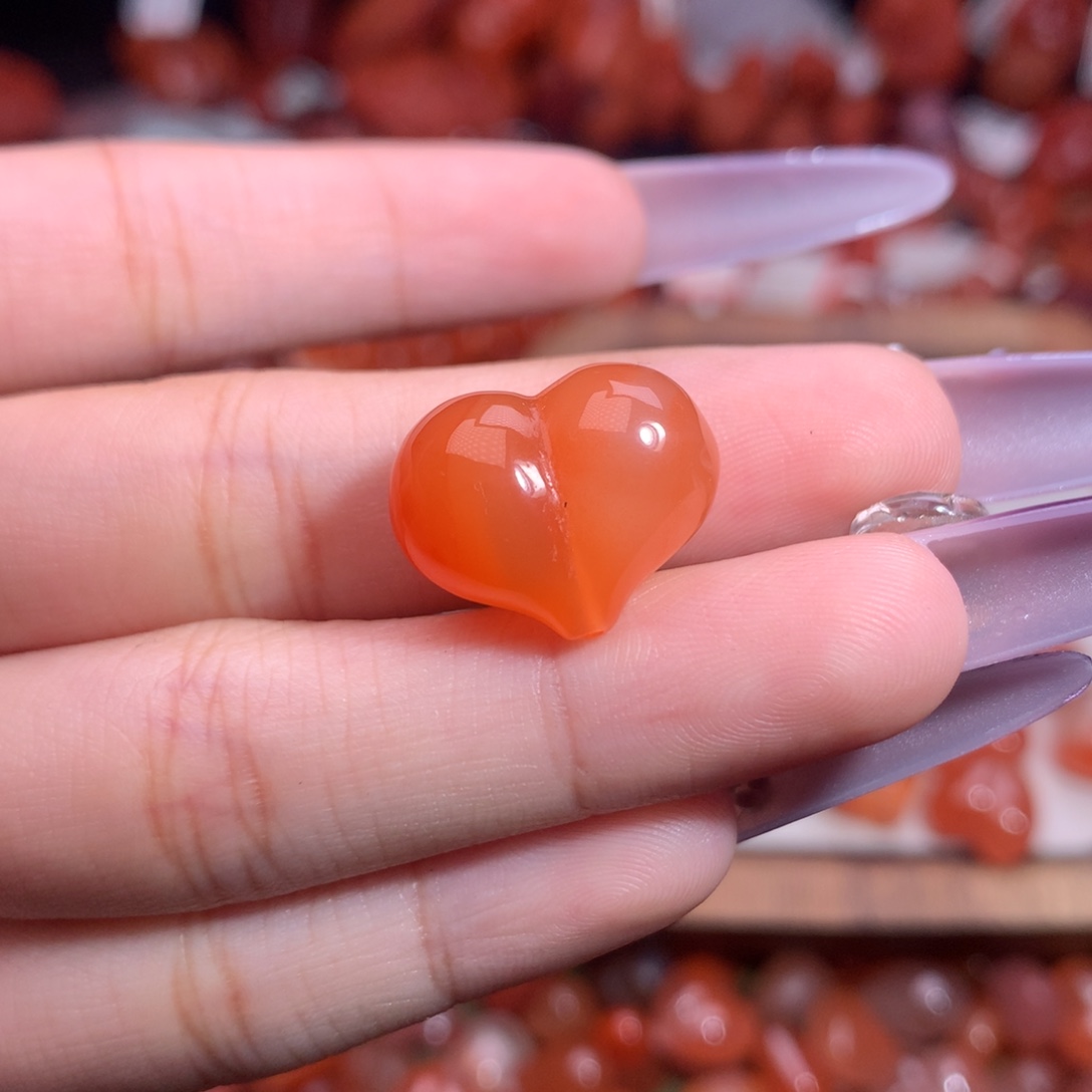 闹***³南红玛瑙未镶嵌珠宝半成品屁桃9