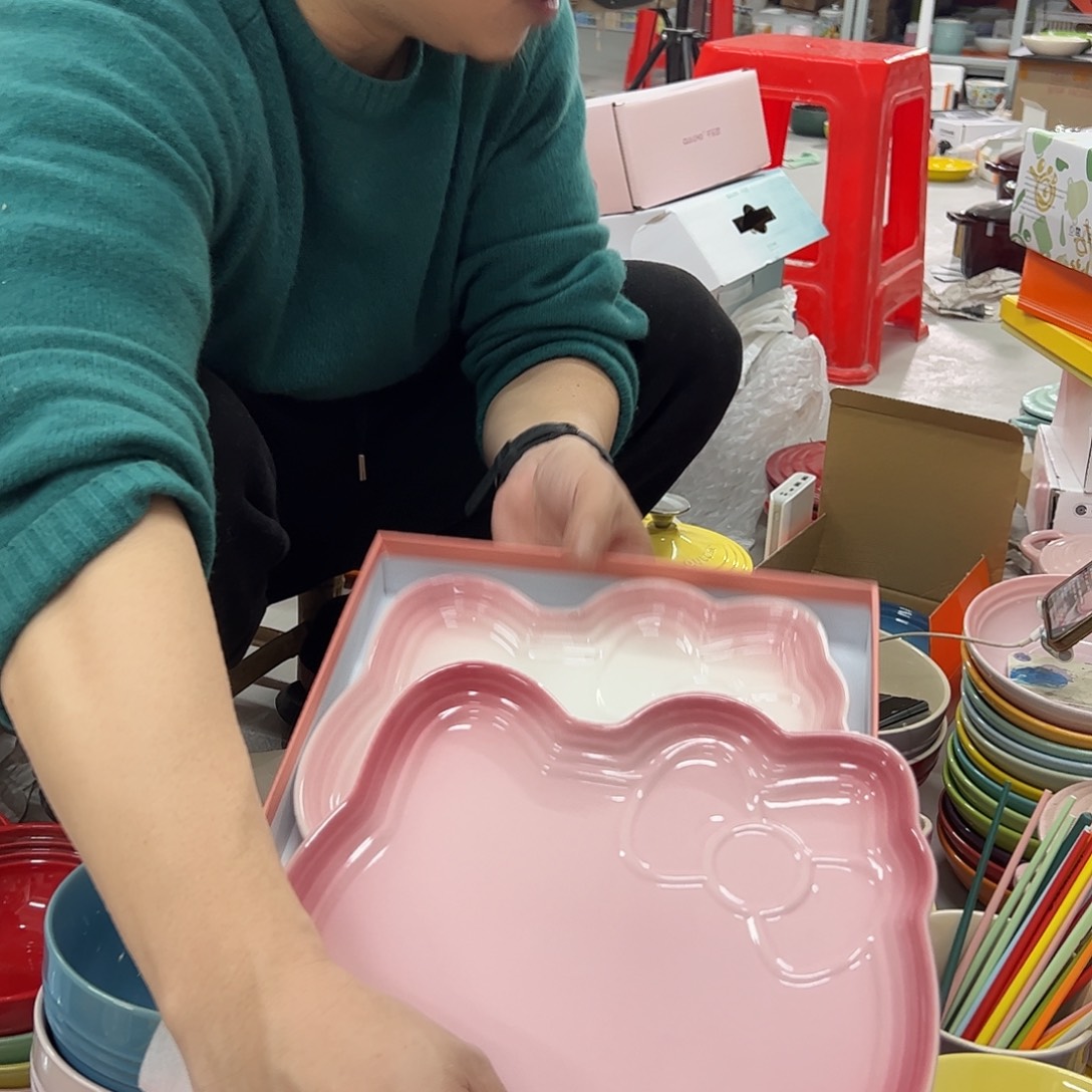 陶瓷KT盘子两个套装