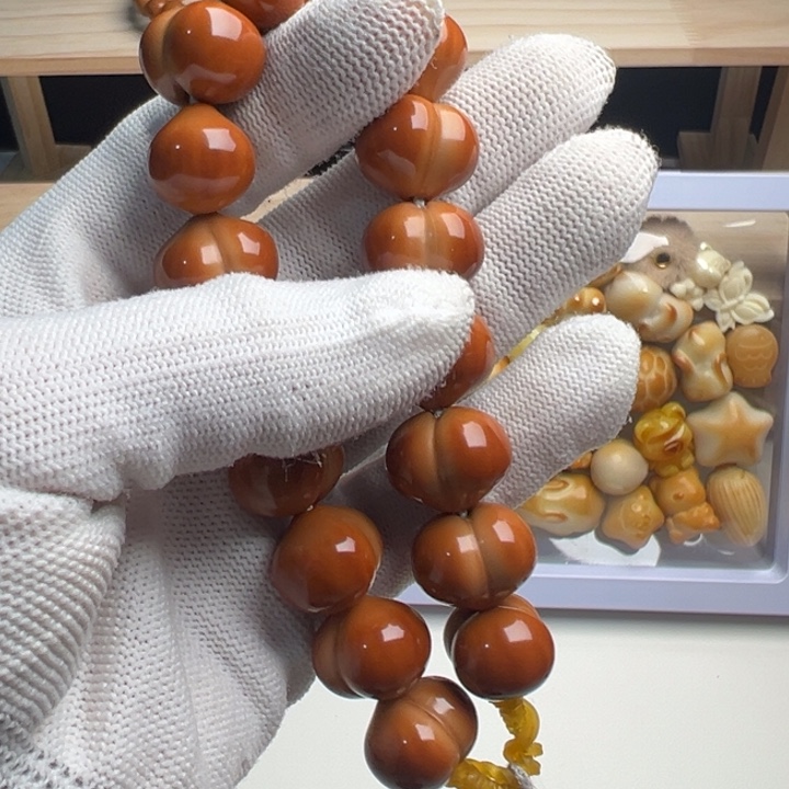 我***北猴头核桃手串猴头