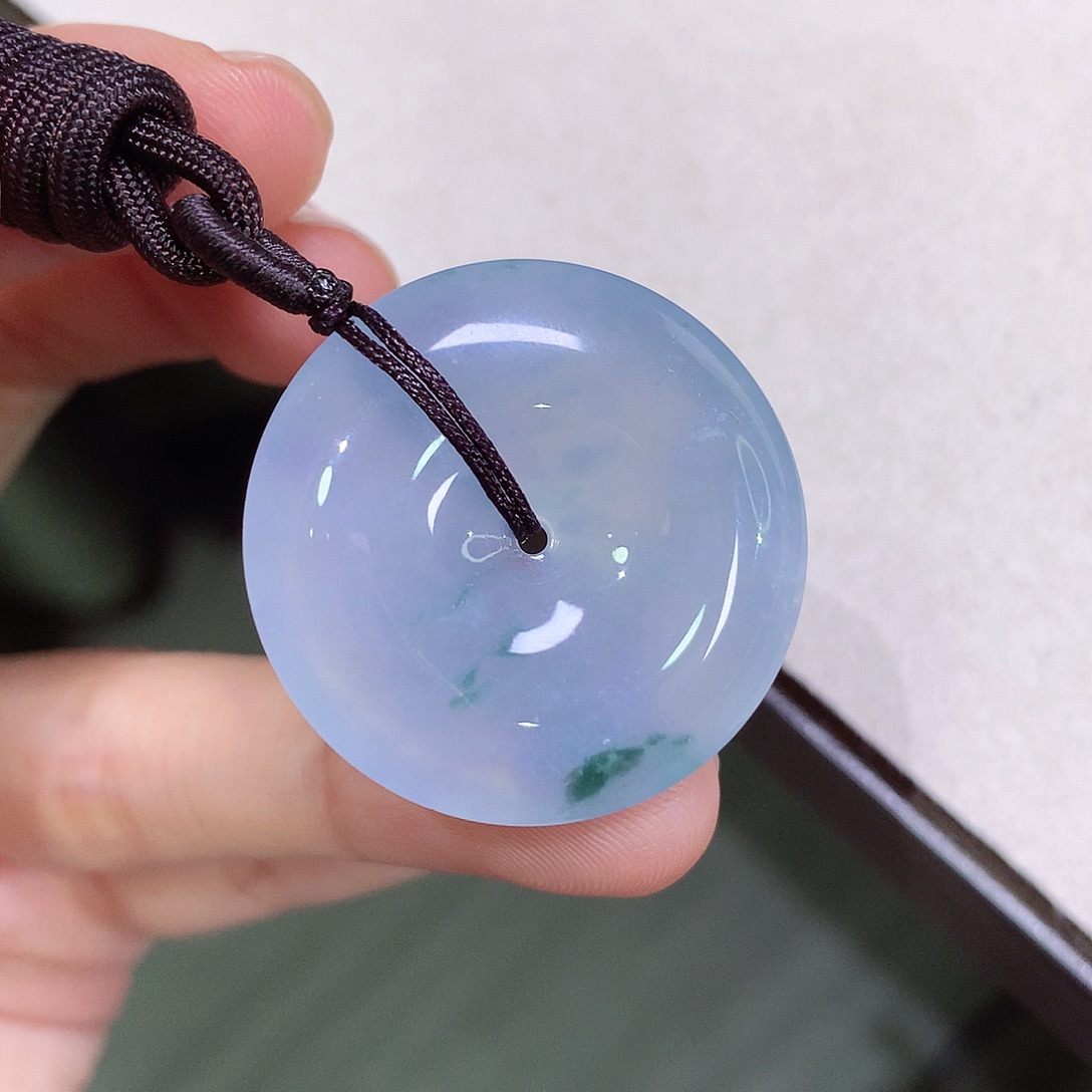 翡翠未镶嵌颈饰29.5-5.9