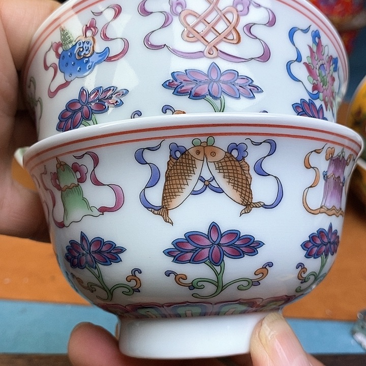 景德镇陶瓷藏式茶碗