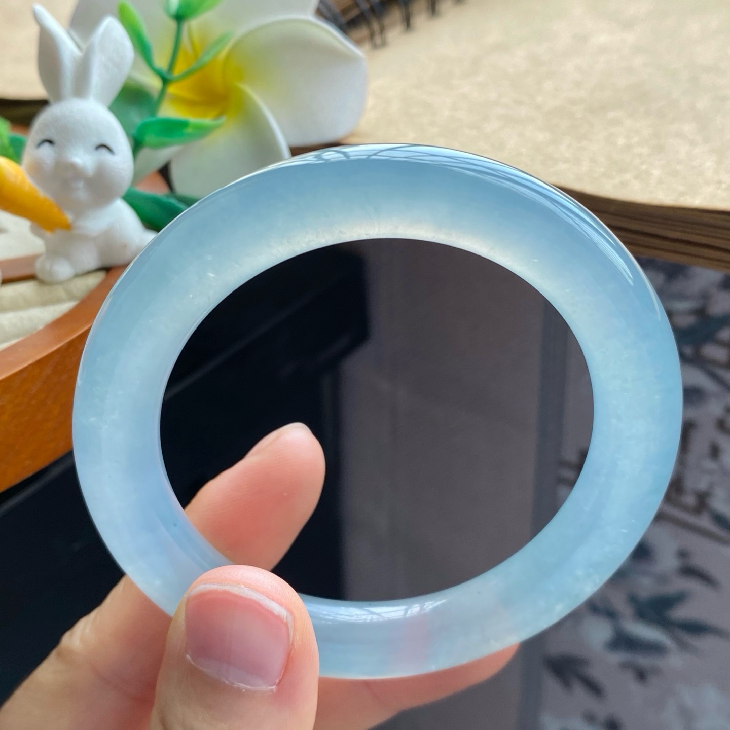 03.07批高货冰透果冻圆条1547号54.5-10-10.4 整圈都冰冰天然翡翠