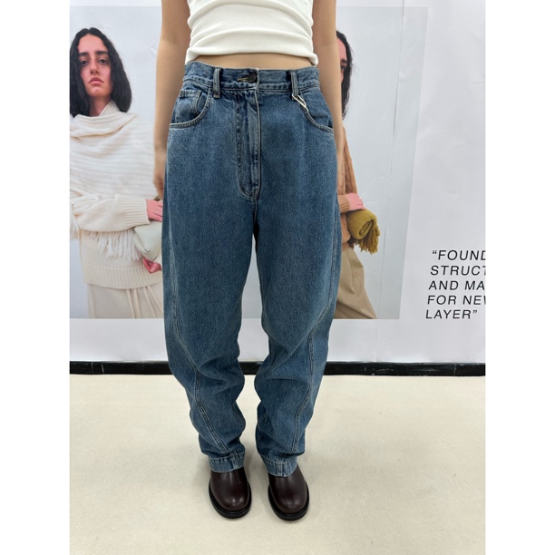 SANSTORE ETHOS 高腰锥形牛仔裤 25秋冬