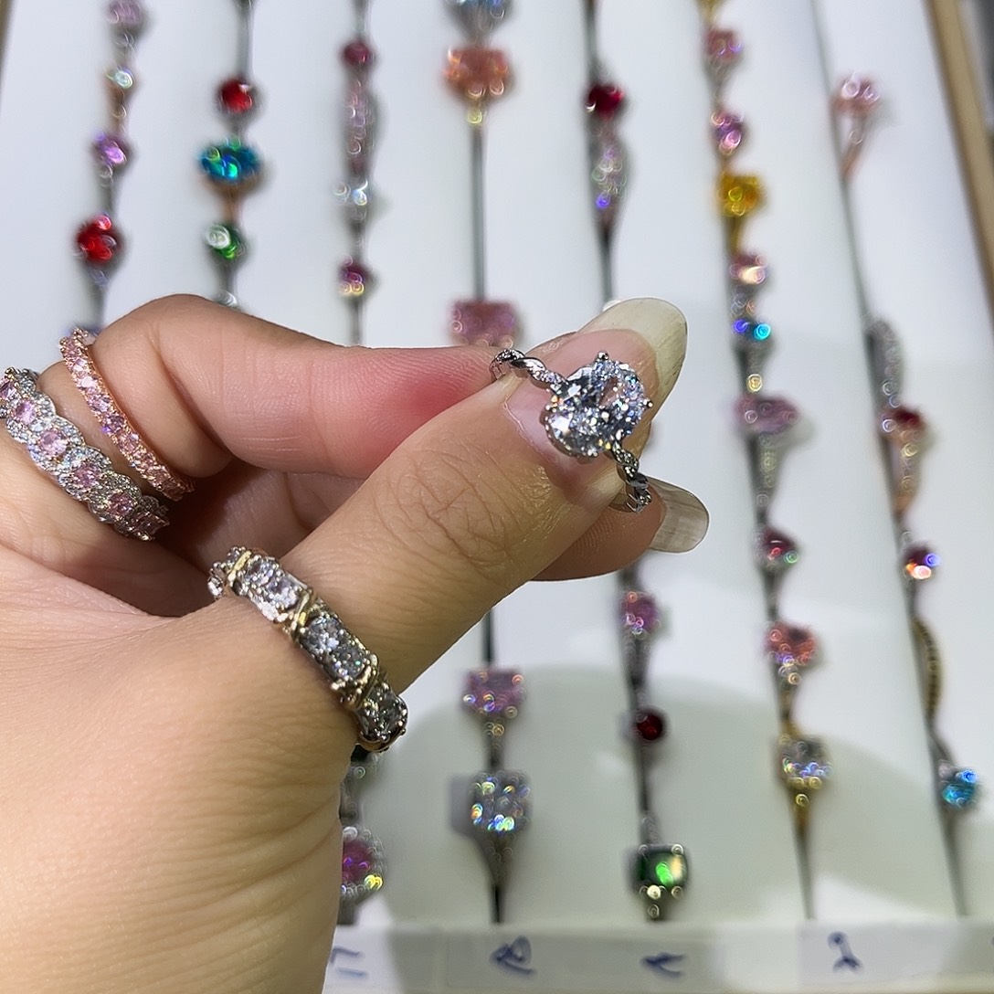 莫桑石非金属SHK白麻花三卡白钻-17