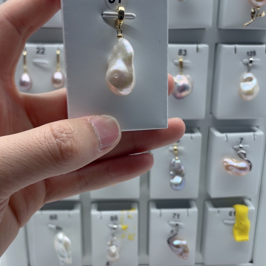 合金颈饰淡水珍珠