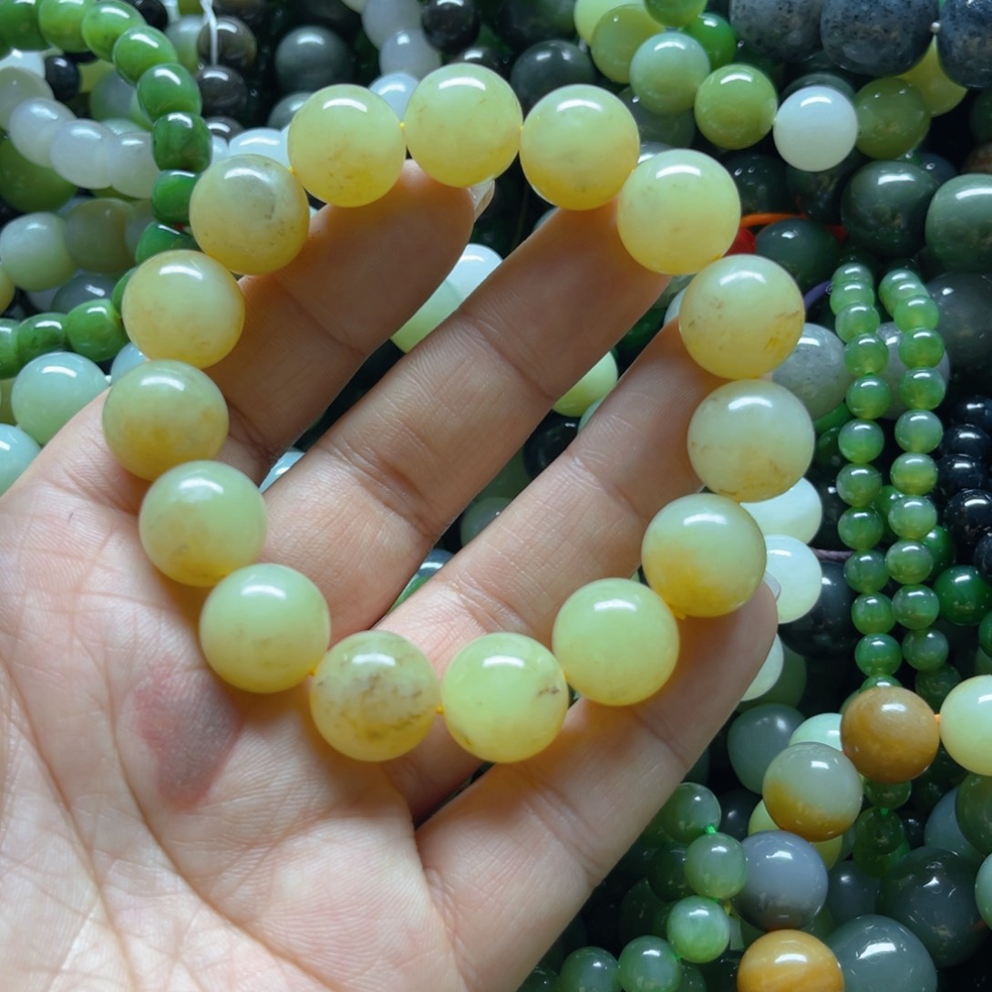 和田玉手链未镶嵌