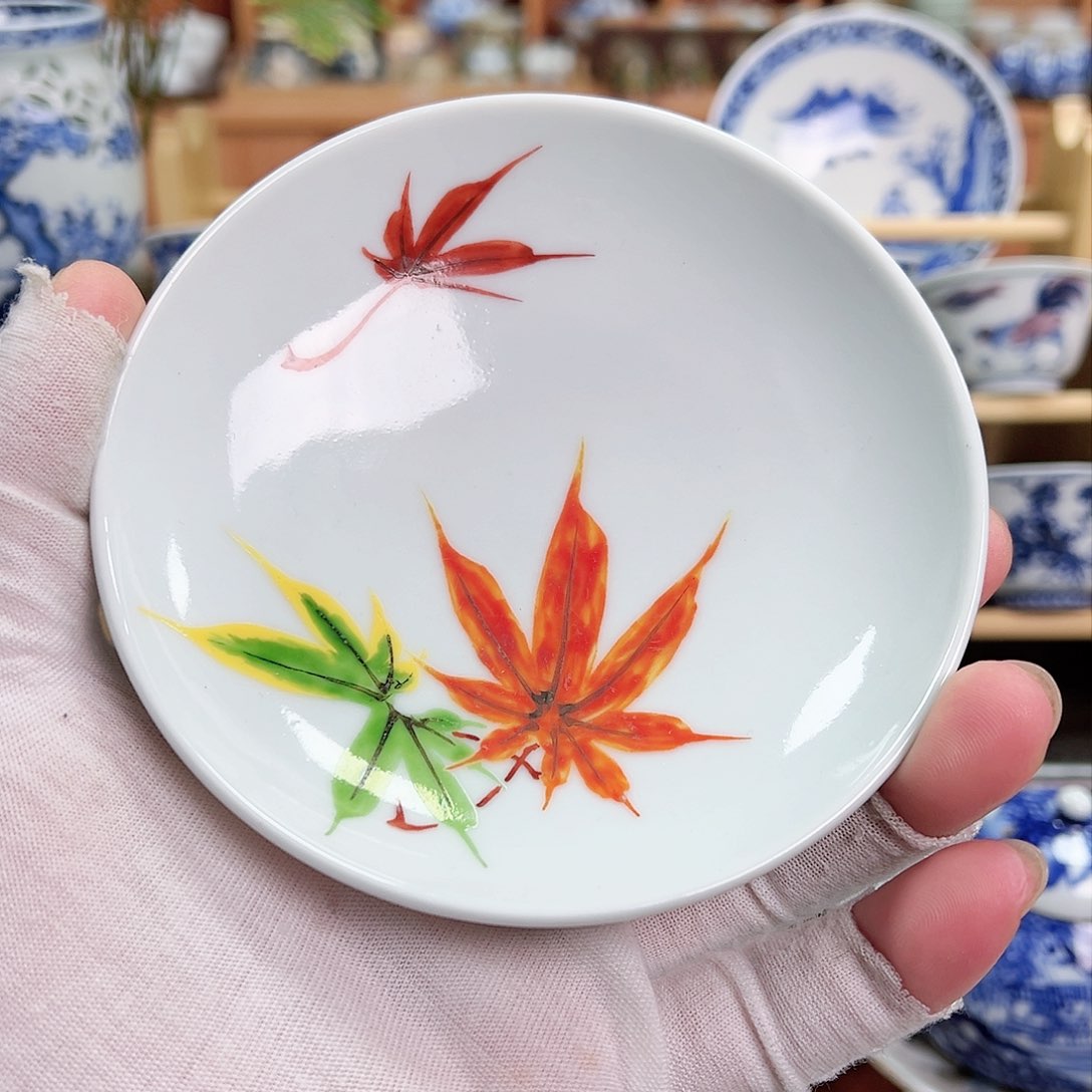 柴窑茶具茶壶茶杯盖碗小盘子