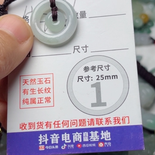 翡翠颈饰未镶嵌扣子