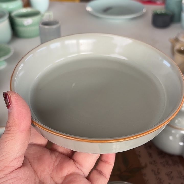 龙泉云间青瓷小米茶器