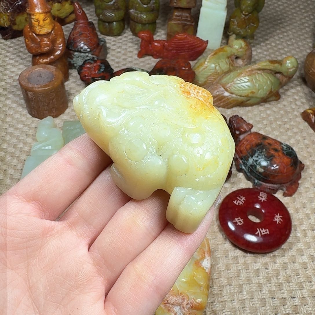 白玉菩提手串挂件