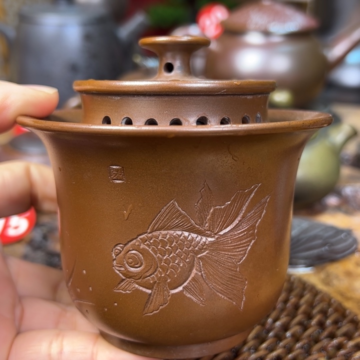 陶瓷柴烧坭兴陶180cc