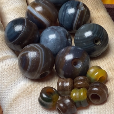 琉璃成品藏传小元素配饰饰品