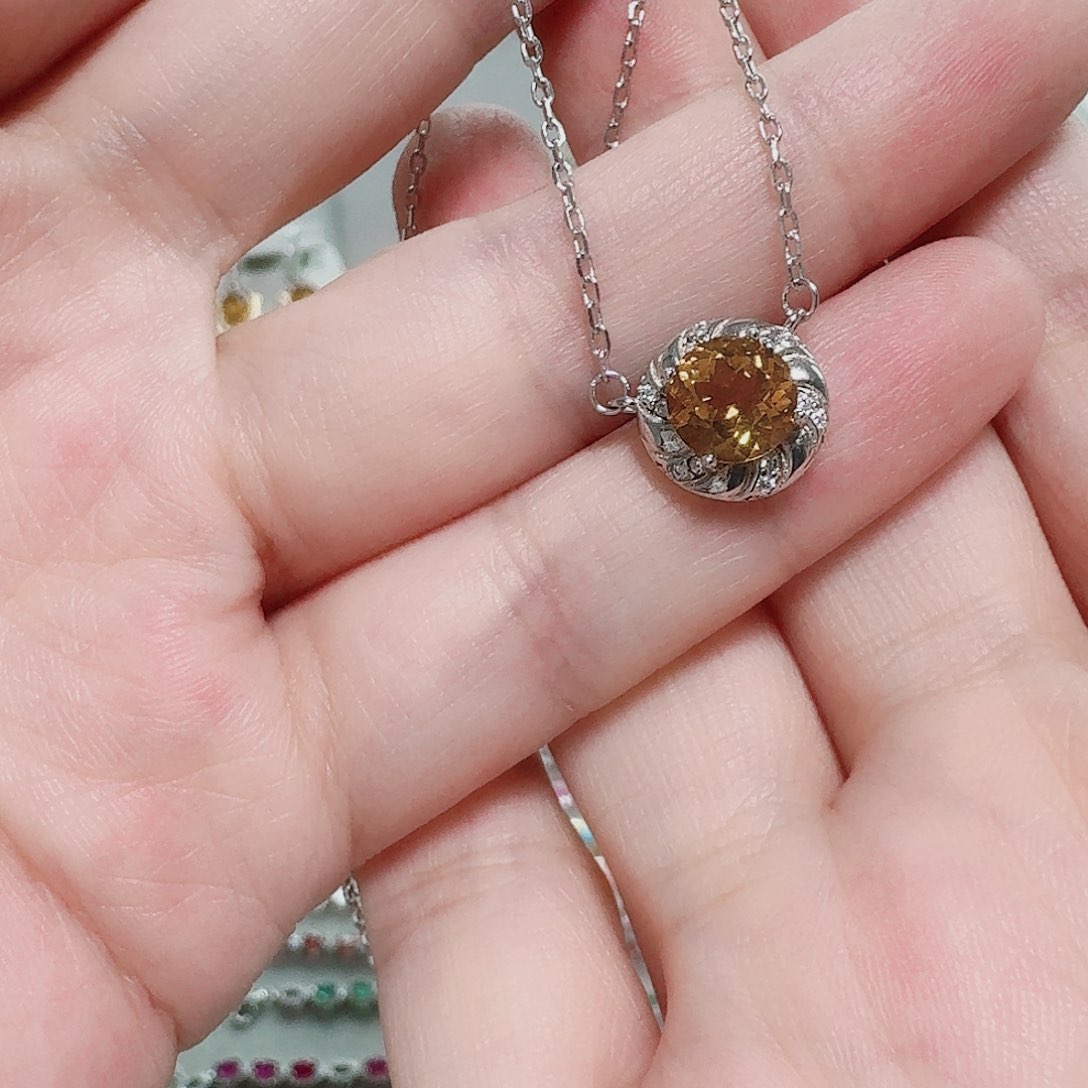 合成立方氧化锆925银吊坠