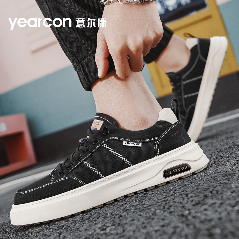 YEARCON/意尔康男鞋2025夏季轻便透气软底休闲男士时尚百搭潮流鞋