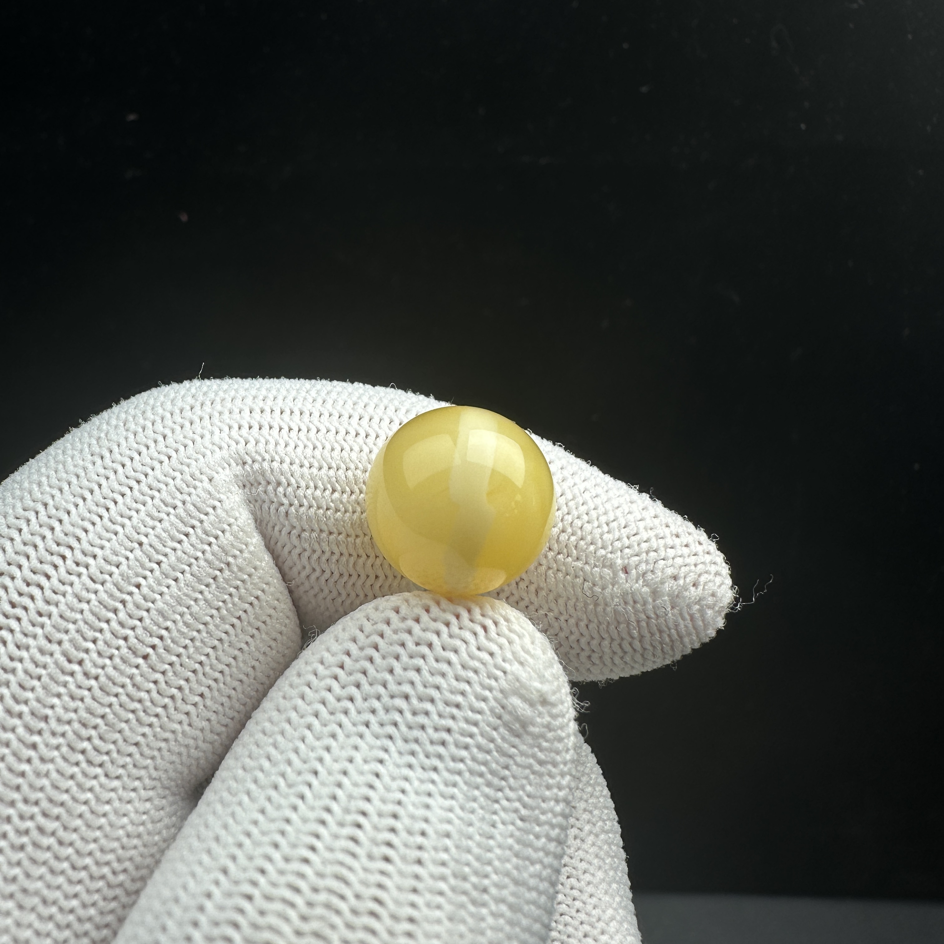 A2247天然原矿俄料蜜蜡 单珠 13.2mm支持复检