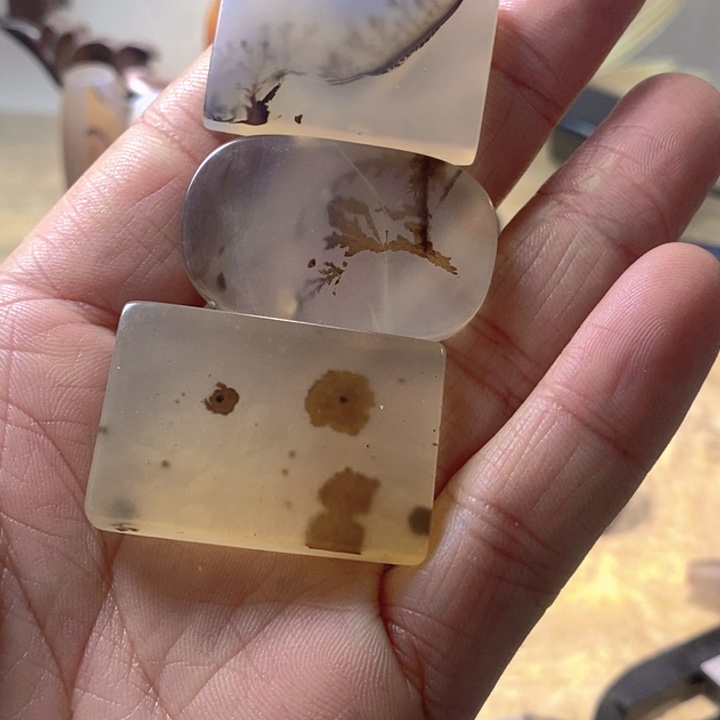 玛瑙/玉髓合金珠宝半成品