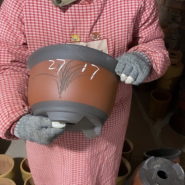 紫砂花盆紫砂花盆