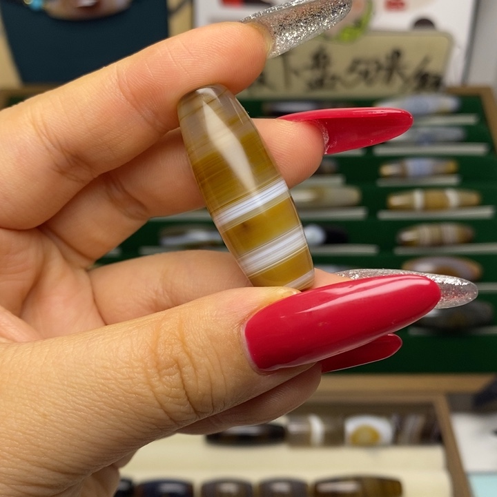 玛瑙/玉髓合金颈饰