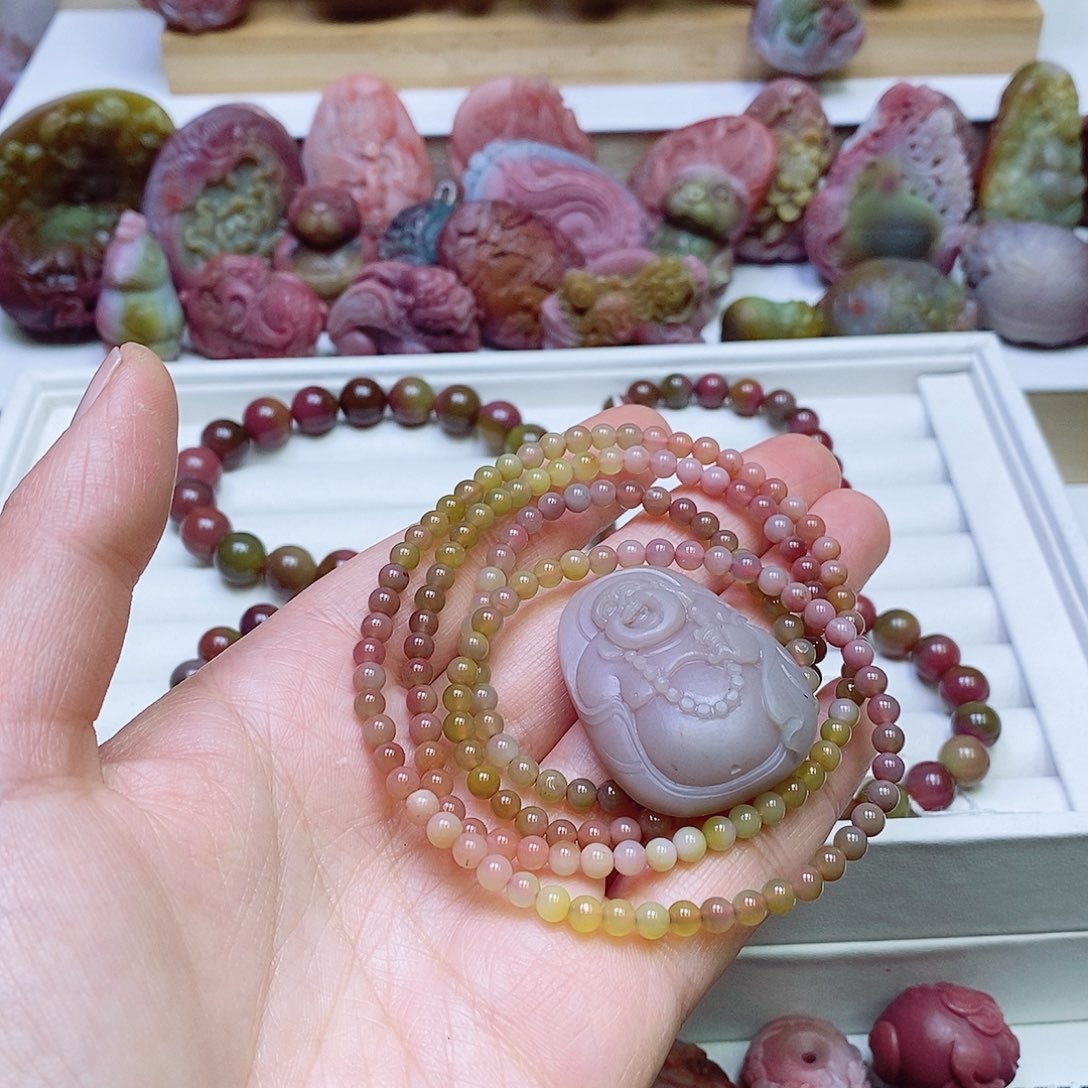 玛瑙/玉髓盐源玛瑙吊坠定制款未镶嵌