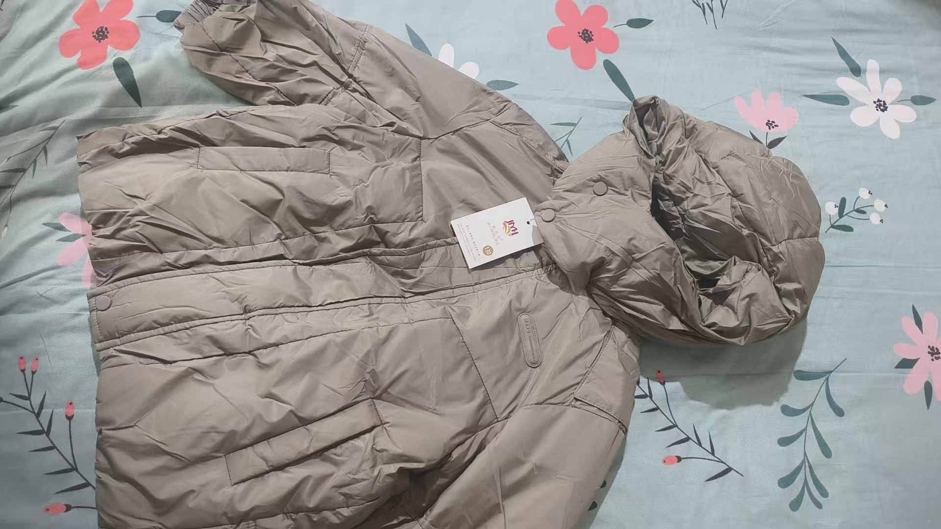 男加绒加厚款纯色厚款韩版连体加厚小童外套