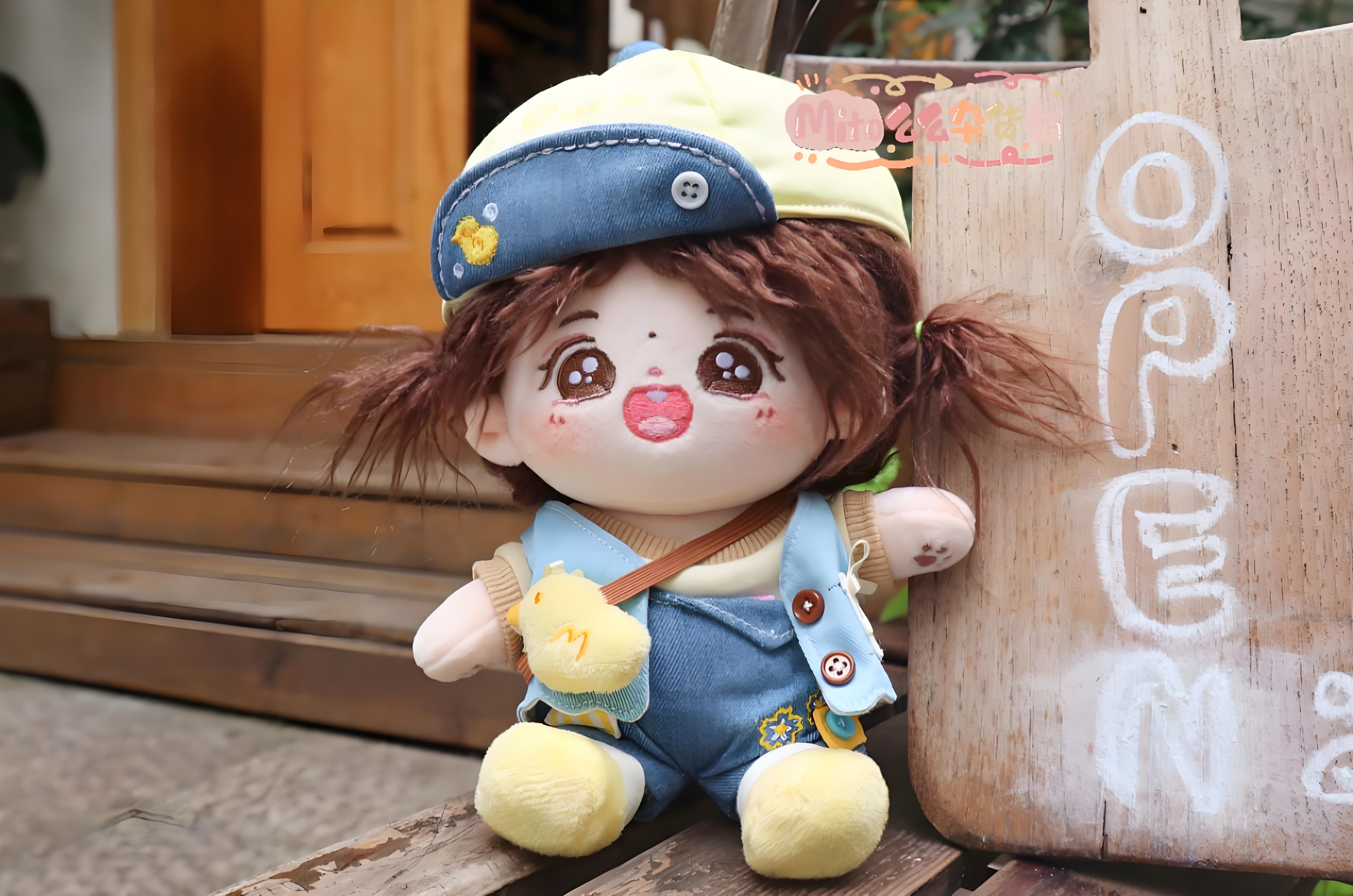 17cm公仔摆件玩具打工娃盲袋