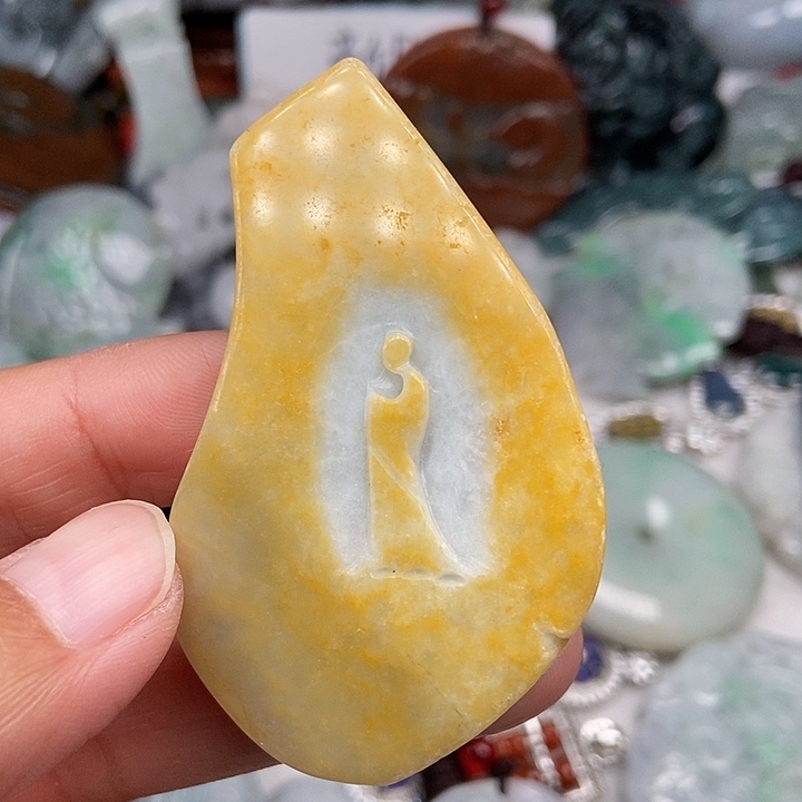 颈饰未镶嵌翡翠翡翠