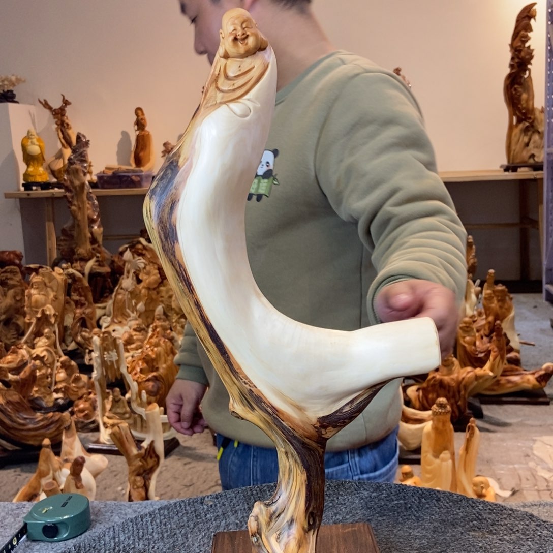 柏木（崖柏）太行崖柏根雕摆件