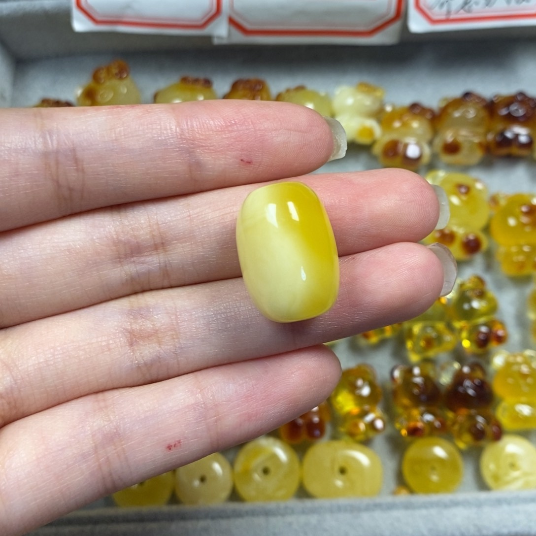未镶嵌蜜蜡珠宝奇石桶珠