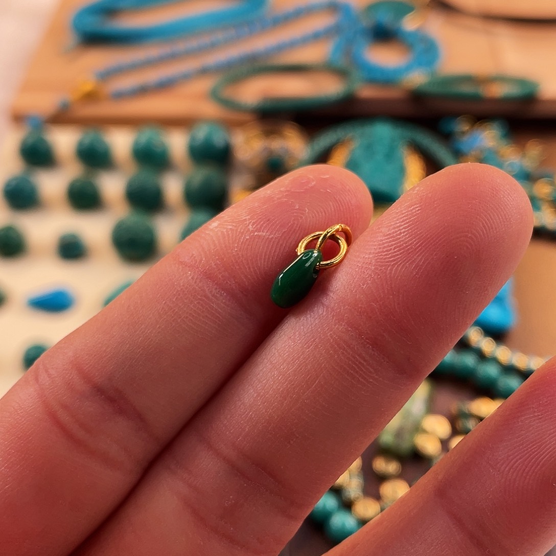 绿松石未镶嵌配饰