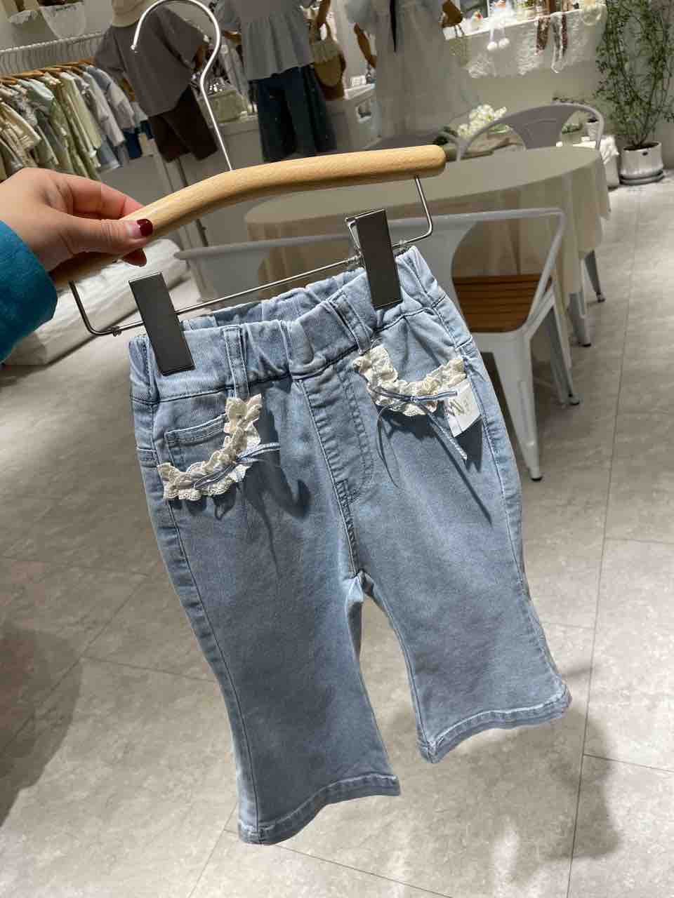 韩版童装小童女童牛仔裤