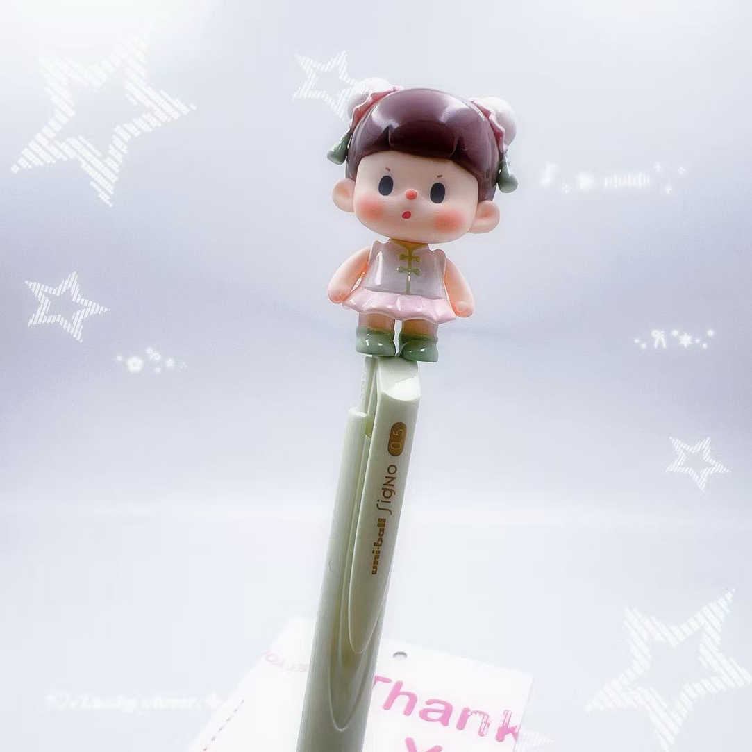 手工DIY正品萌粒中性笔创意十足 不二 糖糖 兔兔熊 莉莉丝 正版