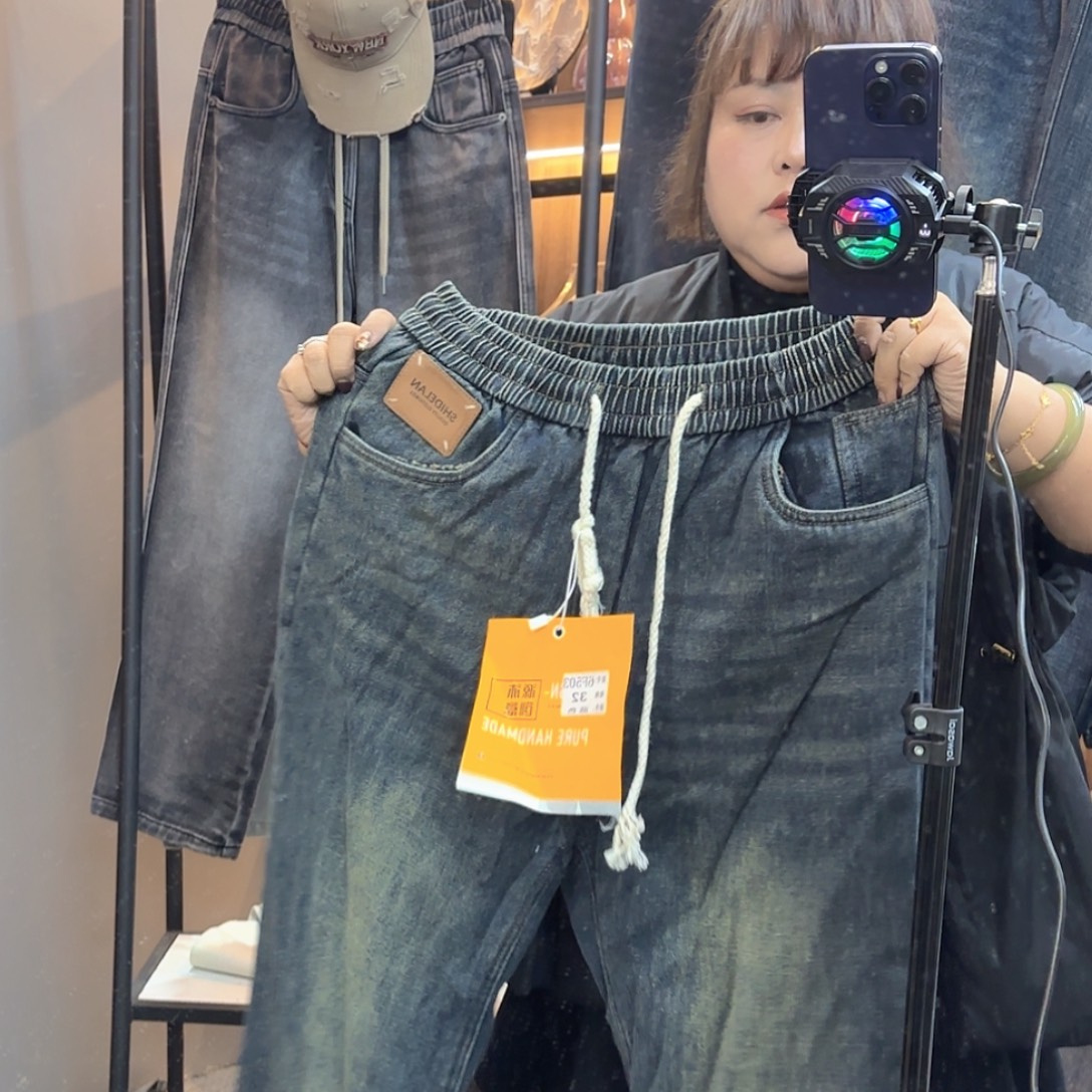 加绒加厚牛仔34号