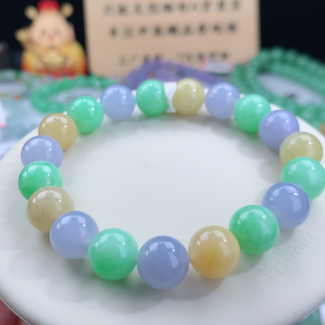 翡翠手链未镶嵌卡10