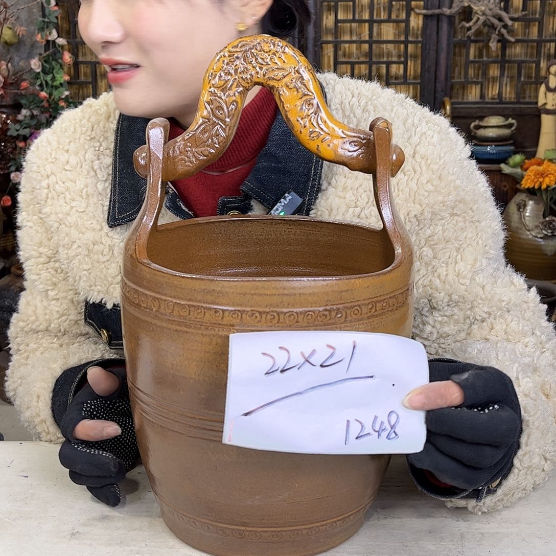 紫砂花盆美美美么