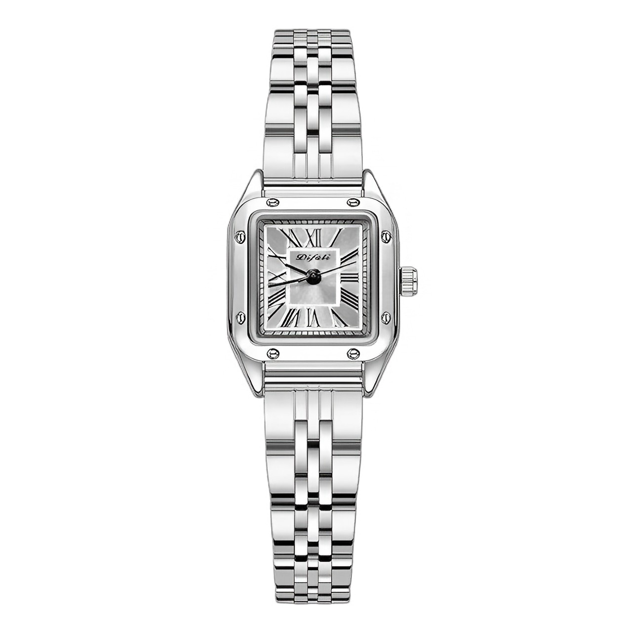 DIFULI迪芙丽小方糖手表百搭经典精致方形防水气质简约时尚腕表女