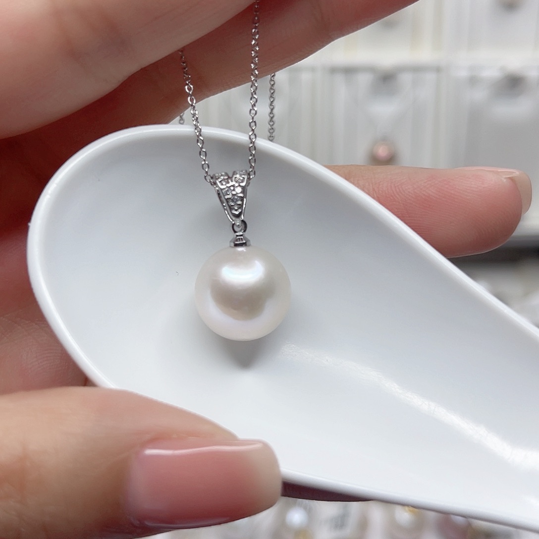 淡水珍珠未镶嵌吊坠(赠链)