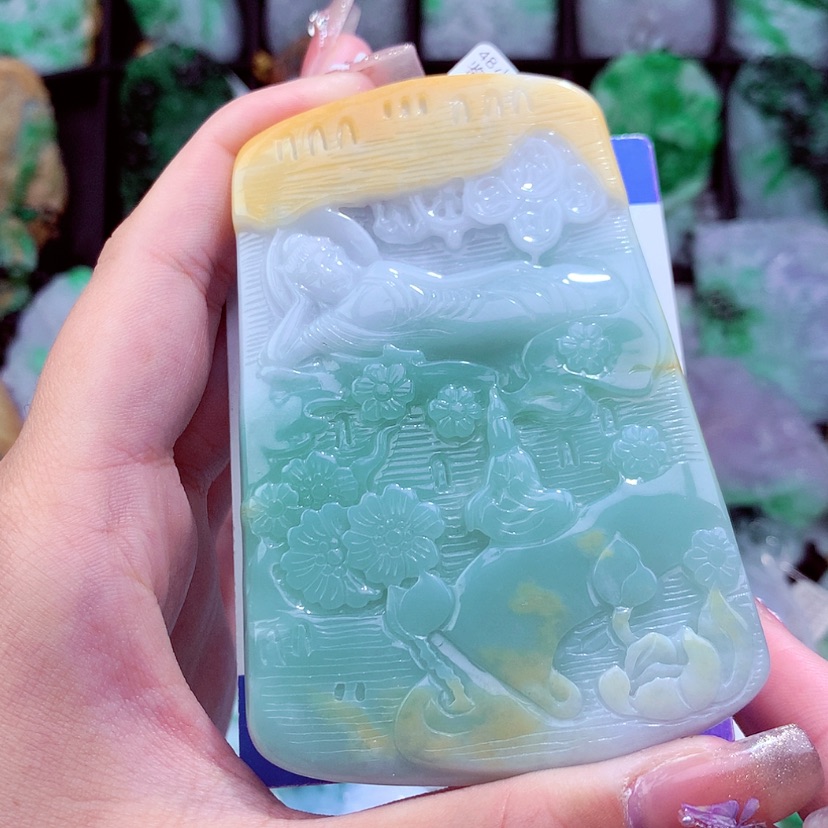 【闪购商品】翡翠颈饰未镶嵌挂件