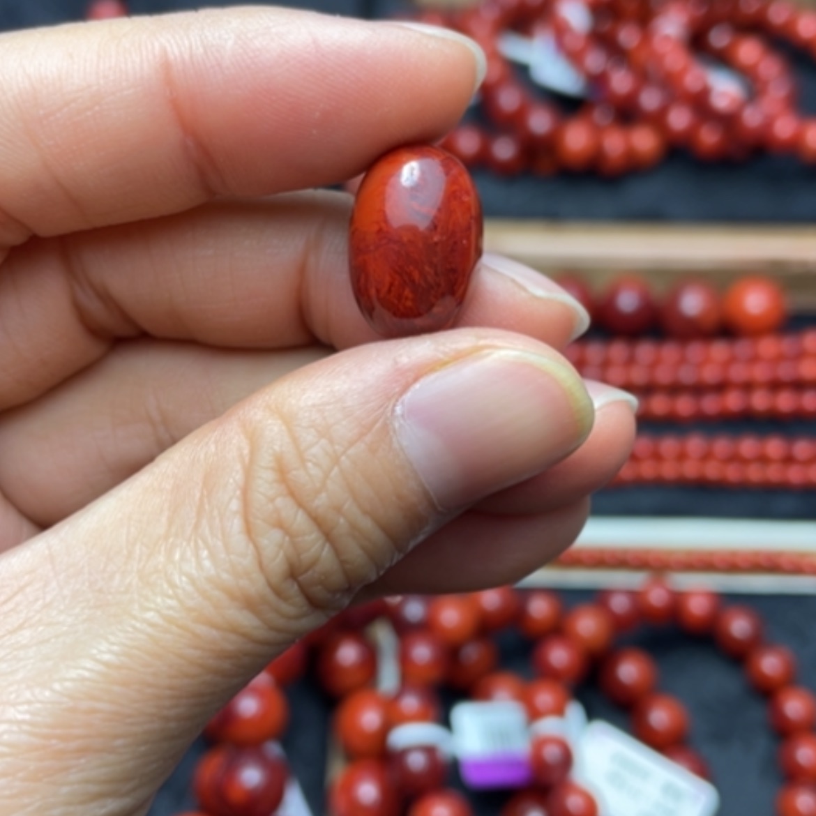 【闪购商品】南红玛瑙单珠8多样性发1未镶嵌